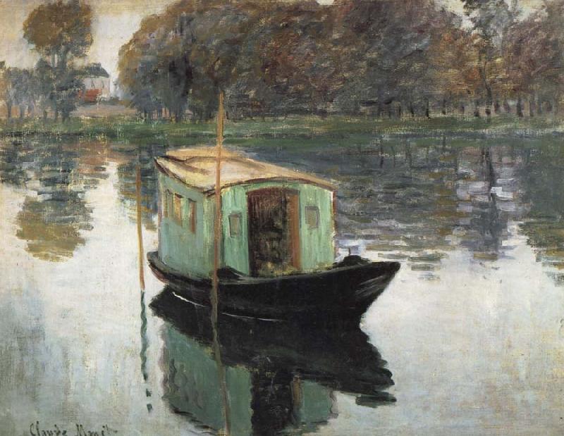 Claude Monet The Studio Boat